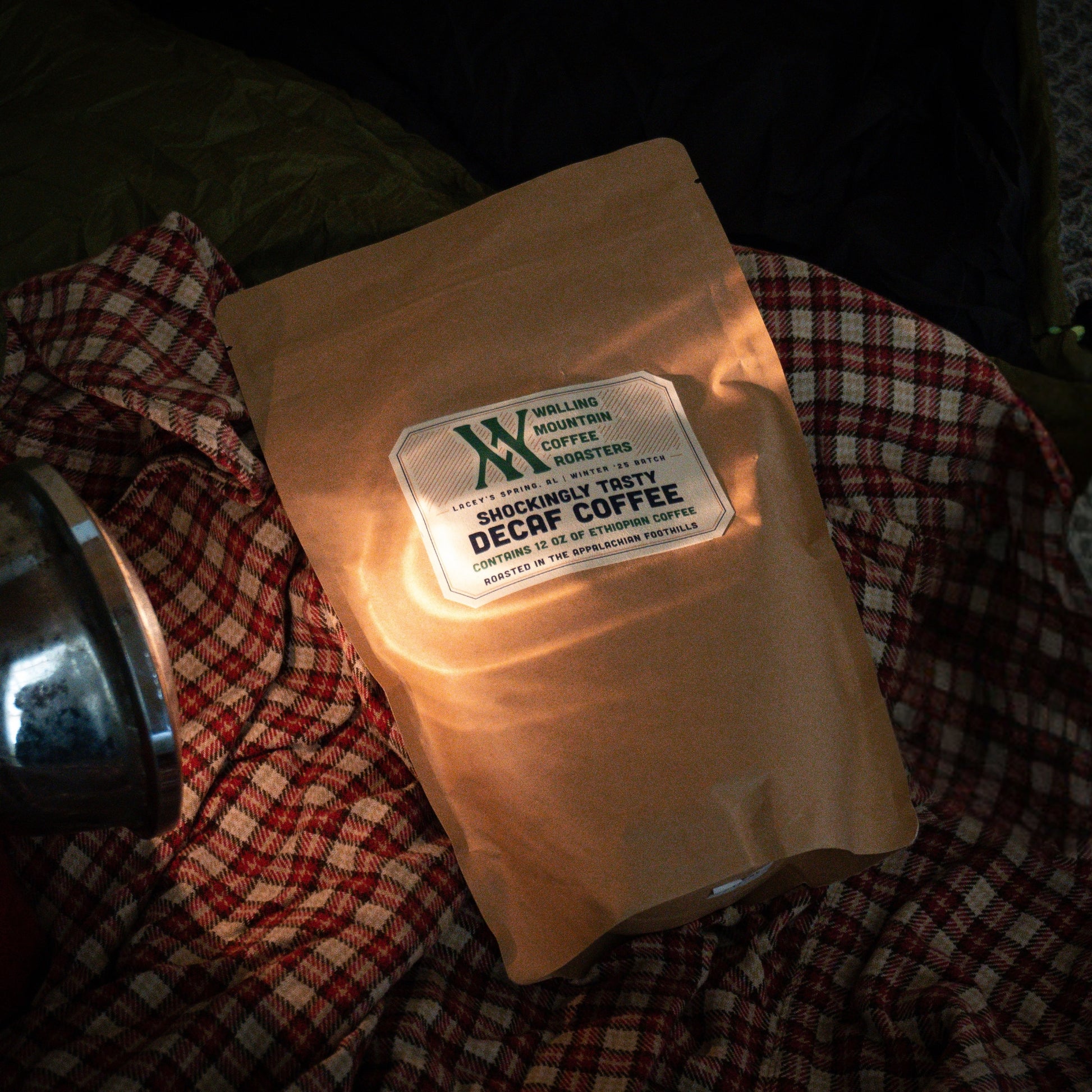 12oz Bag of Shockingly Tasty Decaf Coffee