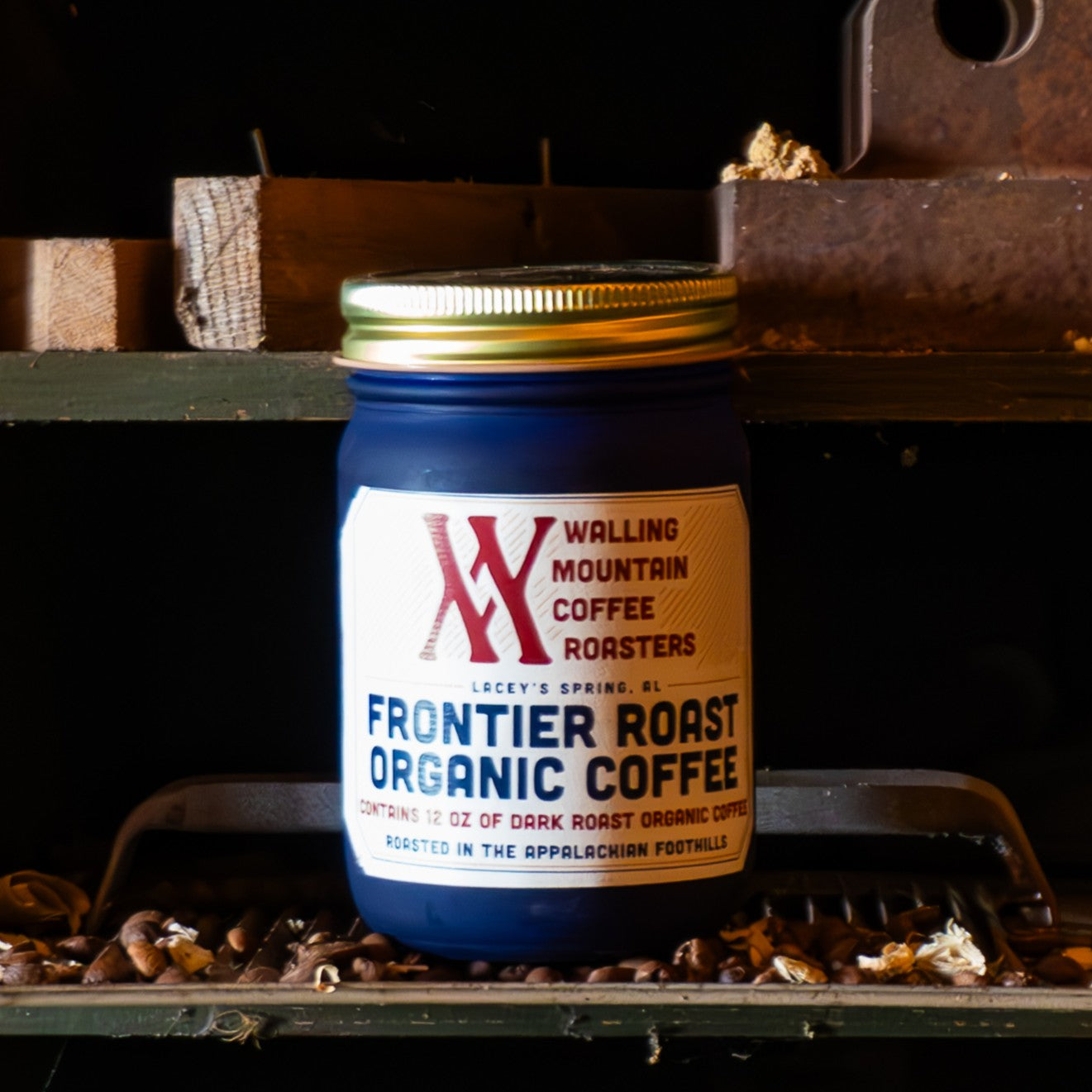 5oz Jar of Frontier Dark Roast Coffee